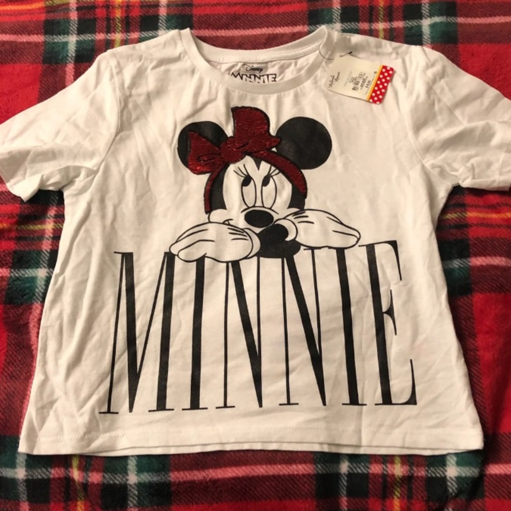 Minnie Mouse Reversible Sequined Graphic Tee